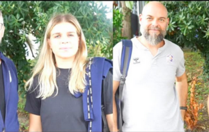 Reportage - U17 F - J1 - Léa Lignières (Mérignac HB) : " un match accompli" ; Jessika Lerond (Stade Pessacais UC HB) : "On est là pour travailler"