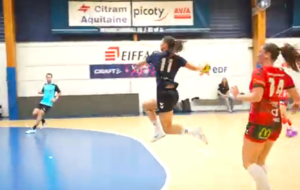 Reportage - N2 - Poule 2 - J2 - Auriane Broutin (Mérignac HB) donne l'exemple
