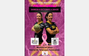 L'affiche - Prénationale - J4 - Les Miossaises pour la bonne cause