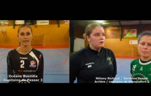 Reportage - Excellence régionale - Poule B - J4 - Océane Buendia (Stade Pessacais UC HB) : "On était ensemble" ; Sandrine Scapin (ES Blanquefortaise HBC) : " On a manqué d'impact"