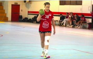 Reportage - Nationale 1 - J4 - Olivia Gallardo (Saint Loubès HB) numéro 1 aux 7 m