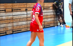 Reportage - Coupe de France régionale - Tour 1 - Suzanne Lefondre (Bruges 33 HB) avec les compliments du coach