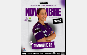 L'affiche - Excellence régionale - J7 - Libourne/Cestas au menu