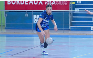 Reportage - Coupe de France régionale - Tour 2 - Marine Tiemblo (Girondins de Bordeaux Bastide HC) efficace