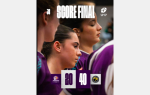 U17 - J8 - Dur apprentissage pour les Pessacaises