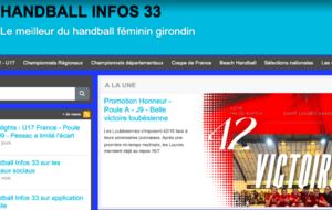 Handball Infos 33 - Plus de 100 550 visiteurs !!