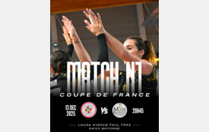 L'affiche - Coupe de France fédérale - Tour 3 - Mios en mode basque