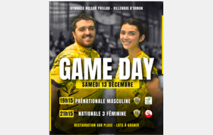 L'affiche - Nationale 3 Territoriale - Poule A - J10 - Villenave face aux Louves