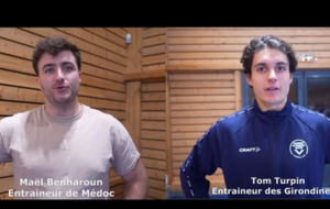 Reportage - Coupe de France départementale - Tour 3 - Maël Benharoun (Médoc HB) : "Beaucoup d'entraide" ; Tom Turpin (Girondines de Bordeaux Bastide HC) : "Jouer la montée"