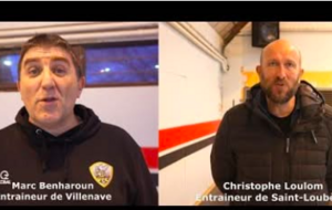 Reportage - Coupe de France régionale - Tour 3 - Marc Benharoun (Villenave HBC) : "On a plutôt bien attaqué" ; Christophe Loulom (Saint Loubès HB) : "on a pas cru à la victoire"