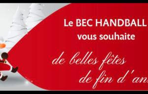 Le Bordeaux EC Handball vous souhaite de bonnes fêtes
