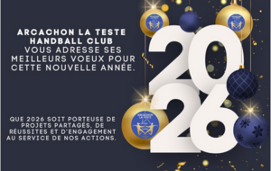 Arcachon La Teste HBC vous souhaite une bonne année