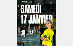 L'affiche - Nationale 2 - Poule 1 - J10 - Blanquefort pour le doublé