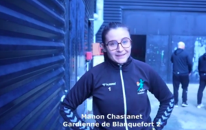 Reportage - Excellence régionale  - Poule B - J11 - Manon Chastanet (ES Blanquefort HB) : "On ne s'est pas rendu le match facile"