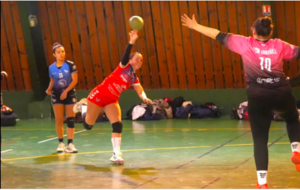 Reportage - Prénationale - Poule A - J13 - Lali Calcagno (Bruges 33 HB) mène la danse