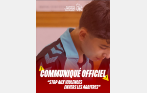 Arbitrage - Stop aux violences