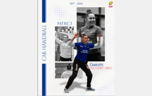 D2 - Départs - Charlotte Deschamps-Frilley (CA Bègles HB) c'est fini