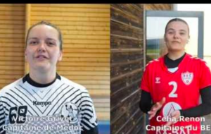 Reportage - Pré-régionale - J20 - Victoire Grivet (Médoc HB) : "La montée était un objectif" ; Célia Renon (Bordeaux EC HB) : "La montée, c'est devenu un objectif"
