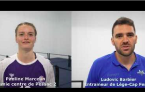 Reportage - Nationale 2 - Poule 1 - J19 - Pauline Marcelin (Stade Pessacais UC HB) : "Prendre du plaisir" ; Ludovic Barbier (Lège Cap-Ferret HB) : "On s'est battues seules"