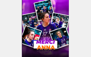 Division 2 - Départs - Anna Lacuey (SPUC) met le handball en retrait