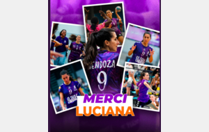 Division 2 - Départ - Luciana Mendoza quitte le SPUC