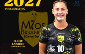 Nationale 1 - Prolongation - Eloise Laborde prolonge à Mios Biganos.