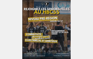 Pré-régionale - Saint Symphorien recherche des joueuses