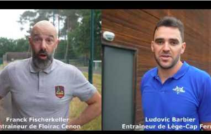 Reportage - Nationale 2 - Poule 2 - J22 - Franck Fischerkeller (CM Floirac Cenon HB) : "L'essentiel est fait" ; Ludovic Barbier (Lège Cap-Ferret HB) : "On a répondu présent"