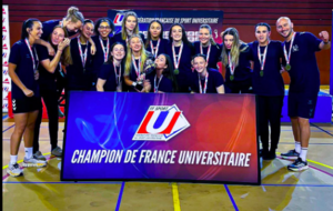 Championnats de France Universitaire - l'Université de Bordeaux médaille d'or