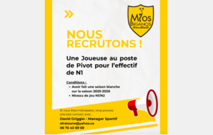 Nationale 1 - L'US Mios Biganos recrute
