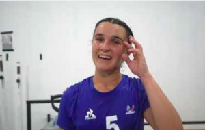 Reportage - Mondial Universitaire - Demi-finale -  Mathilde Canerot : "Très contente"