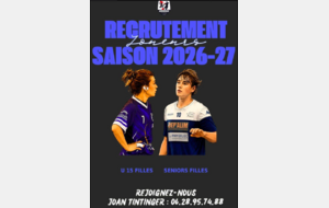 Le SC Monségur recrute