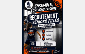 Honneur départemental - L'appel des filles du Fronsadais