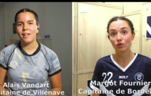 Reportage - Nationale 3 Territoriale - J2 - Alaïs Vandart (Villenave HBC) : "Il fallait leur rentrer dedans" ; Margot Fournier (Girondines de Bordeaux Bastide HC) : " Trop de pertes de balle"