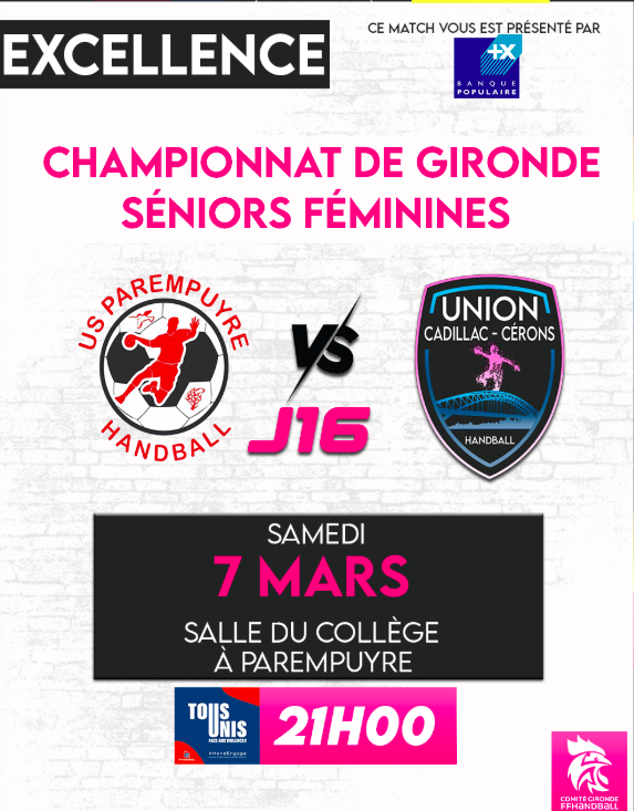 US Parempuyre HB / UA Cadillac-Cerons HB