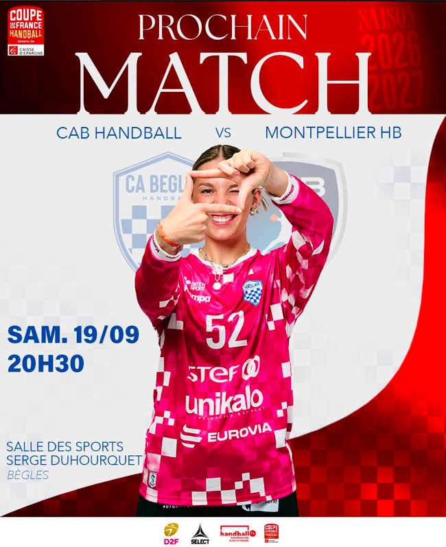 CA Bèglais HB / Montpellier Handball
