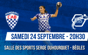 D2 - J3 - CA Bèglais Handball / Havre Athletic Club HB 