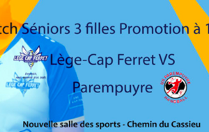 Promotion - PA - J3 - Lège Cap-Ferret Handball / US Parempuyre Handball 