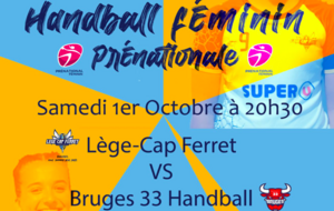 PN - J3 - Lège Cap-Ferret Handball  / Bruges 33 Handball 