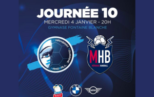 LFH - J10 - Chambray Touraine Handball / Mérignac Handball 