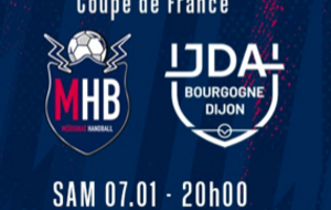 Coupe de France Nationale - 8èmes - Mérignac HB / JDA Dijon Handball  