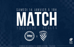 U17 - Phase 2 - J1 - Toulouse Féminin Handball / CA Bèglais Handball 