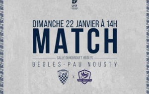 U17 - Phase 2 - J2 - CA Bèglais Handball / Pau Nousty Sports HB 