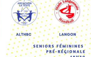 PR - J13 - Arcachon-La Teste HBC / Stade Langonnais Handball  