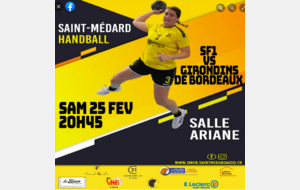 PN - J14 - Saint Médard HB / Girondins de Bordeaux Bastide HC  