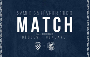 U17 - Phase 2 - J5 - CA Bèglais HB / Stade Hendayais HB 