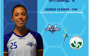 N2 - P1 - J17 - Lège Cap-Ferret Handball / AS Urrunarrak Handball 