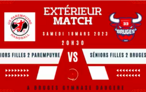 Promotion d'Excellence - Match en retard J5 - Bruges 33 Handball / US Parempuyre Handball 