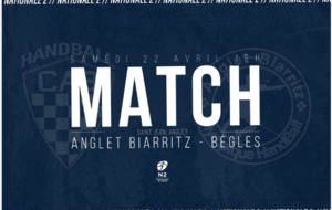 N2 - P1 - J20 - Anglet Biarritz Olympique Handball / CA Bèglais Handball 
