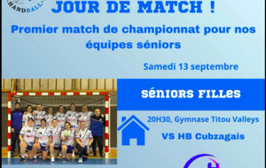 Stade Blayais Haute Gironde HB / Handball Cubzaguais 